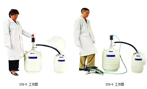 脚踏式自增压式液氮泵-金凤ZYB-8