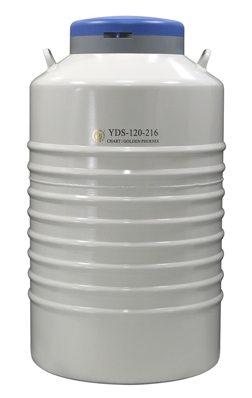液氮罐容器国产品牌：金凤YDS-120-216液氮罐