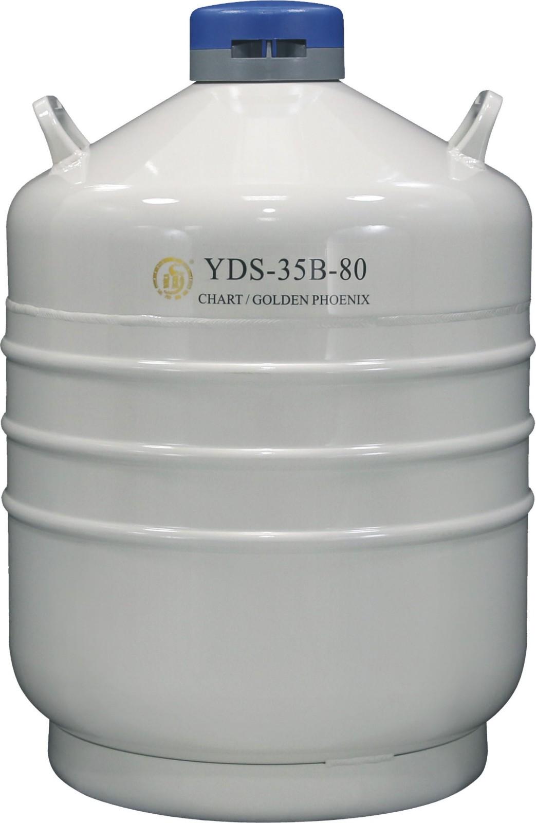 YDS-35-80液氮罐报价含6个120mm高提筒